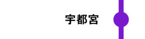 宇都宮は一部のつばさが停車します。