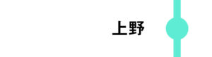 上野は一部のはやてが停車します。
